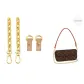 Extender Chain 15cm Plate Buckle 2 Pack[Crossbody Recommendation]+Abrasion-Resistant Buckle (Beeswax)