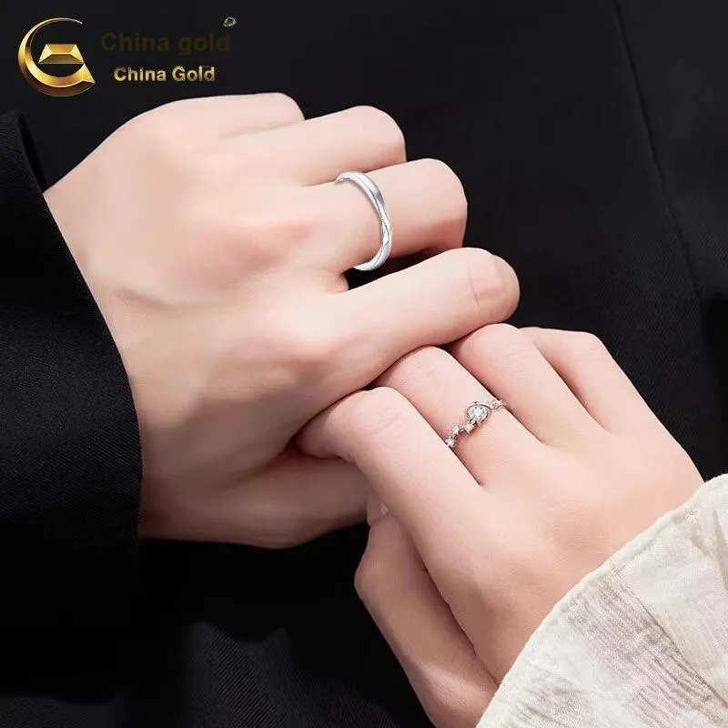 CHINA GOLD Natural Processed Topaz Rings Unisex-3