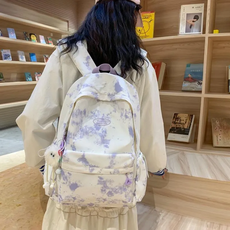 SURELAPTOP Nylon Backpack Computer Backpack Backpack Regular Unisex Multicolor-8