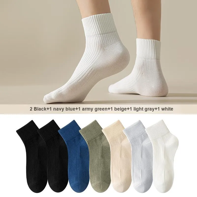 7 SEVFUN Mid Calf Socks Unisex Combo Set-17