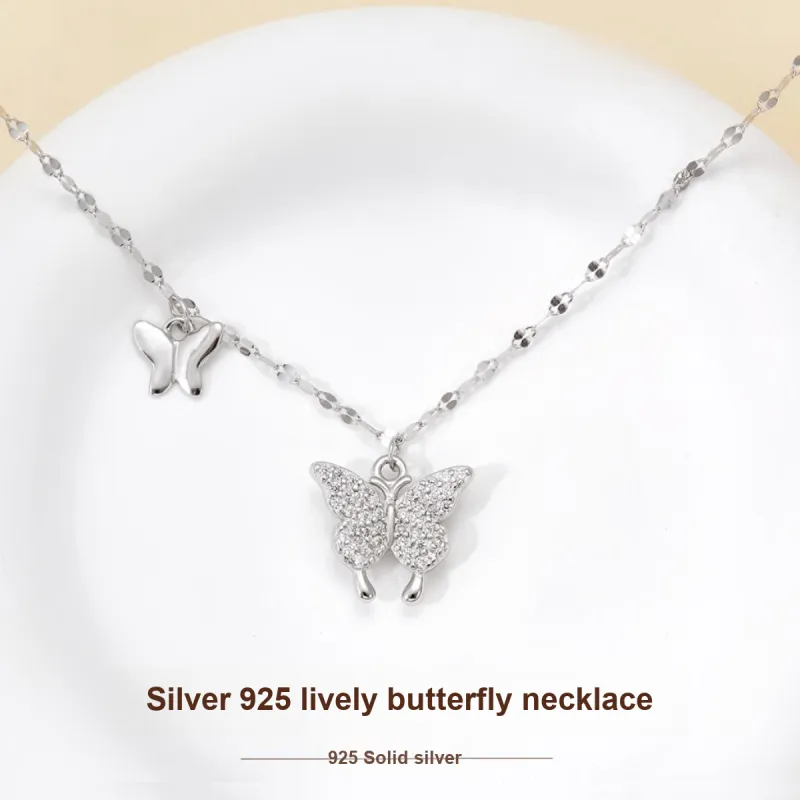 Taste The Color 925 Sterling Silver Necklaces Women's-1