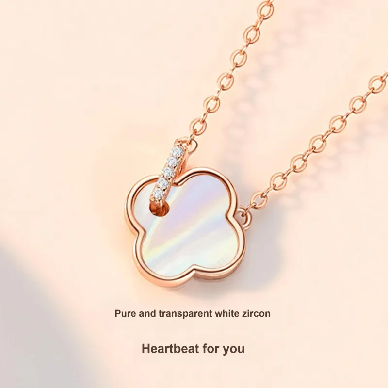Regalrose S925 Silver Necklaces Women's Silver-2