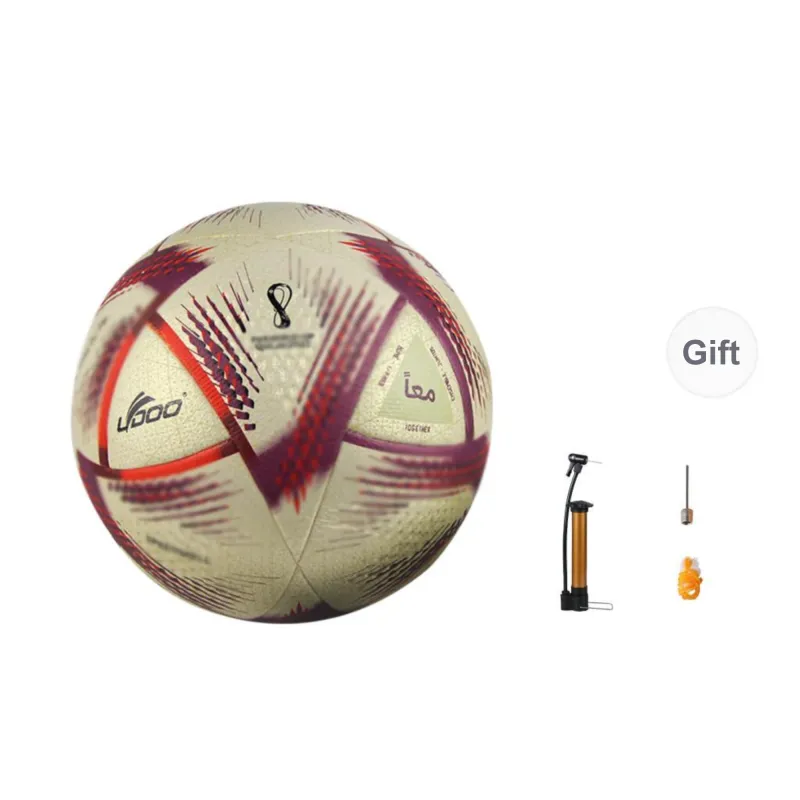 Ledo Size 5 Soccer PU Machine Stitched Soccer Ball Unisex-5