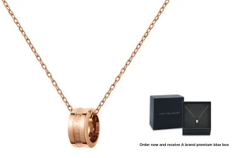 Daniel Wellington Luxury Necklaces Unisex Rose Gold