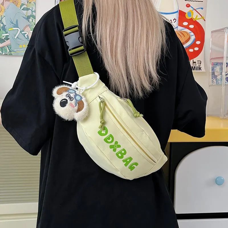 Kewuku Nylon Sling Bag Unisex Multicolor-14