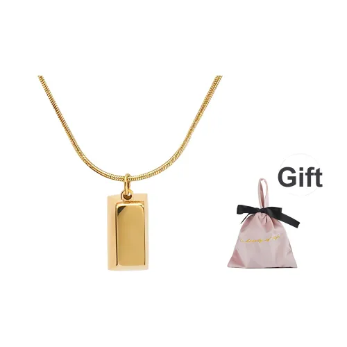 Wakfu Титановое стальное ожерелье цепочка на ключицу унисекс