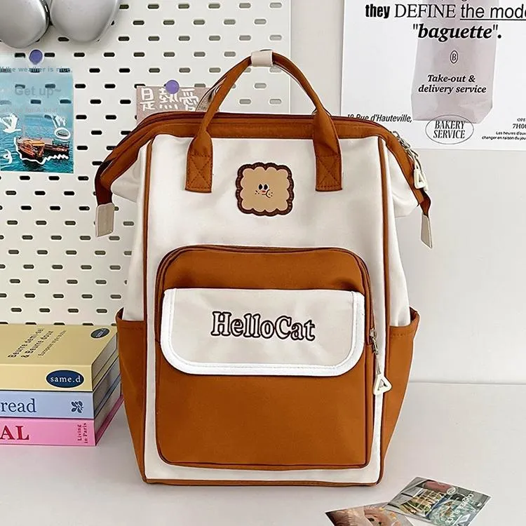 NX DOUGHNUT Nylon Backpack Unisex Multicolor-9