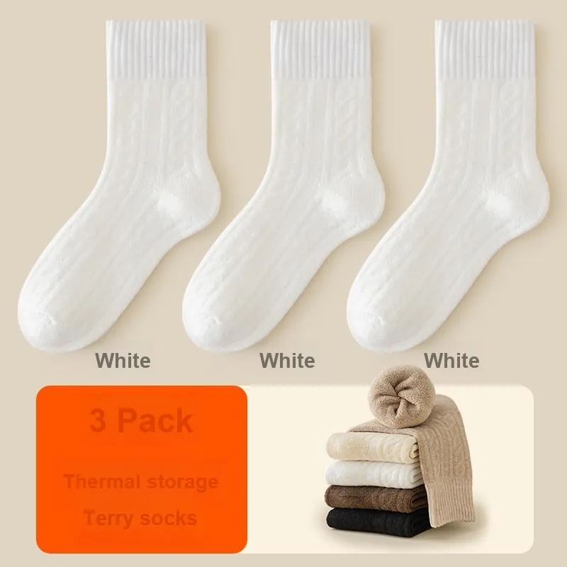 H YXIANG Mid Calf Socks Women's Combo Set-3