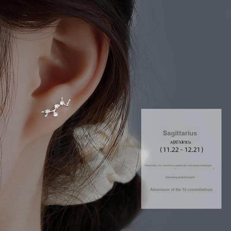 JAY S999 Fine Silver Stud Earrings Unisex-16
