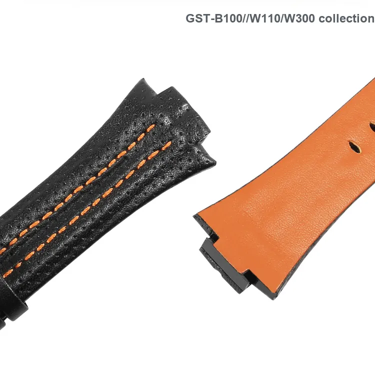 Craftsman Watch Bands Compatible SEIKO Sportsura Collection SNL017 7L22 SNA595P2 Lug Genuine Leather Watch Band Unisex-2