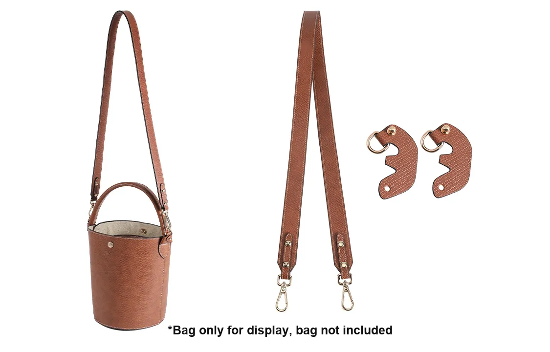 Luxury Care Artisan Workshop Cow Leather Bag Straps Women's Brown