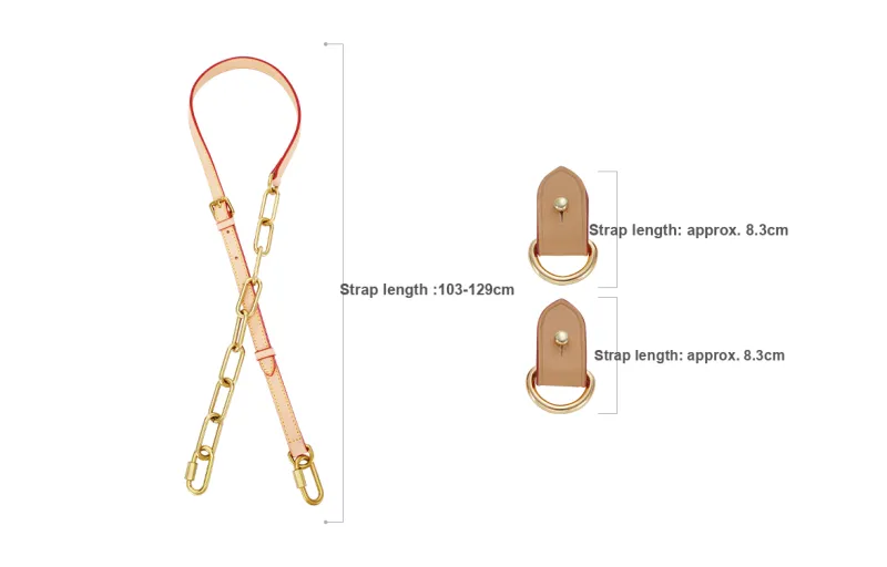 GUYI Acrylic And Alloy Crossbody Bag Single Purchase Accessories Bag Strap Unisex Multicolor-37
