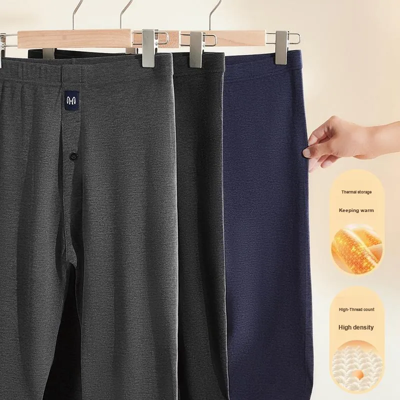 H YXIANG Men Thermal Pants-16