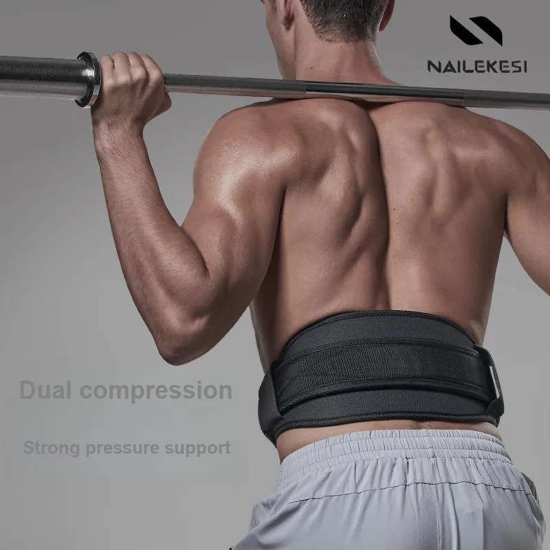 NAILEKESI Back Support Braces Fitness Breathable Protective Compression EVA Unisex-1