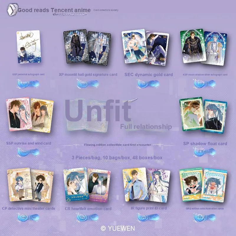 CARD.FUN 'Unwholesome Relationship' Streaming Edition Collectible Card IP/Anime Cards Whole Box-5