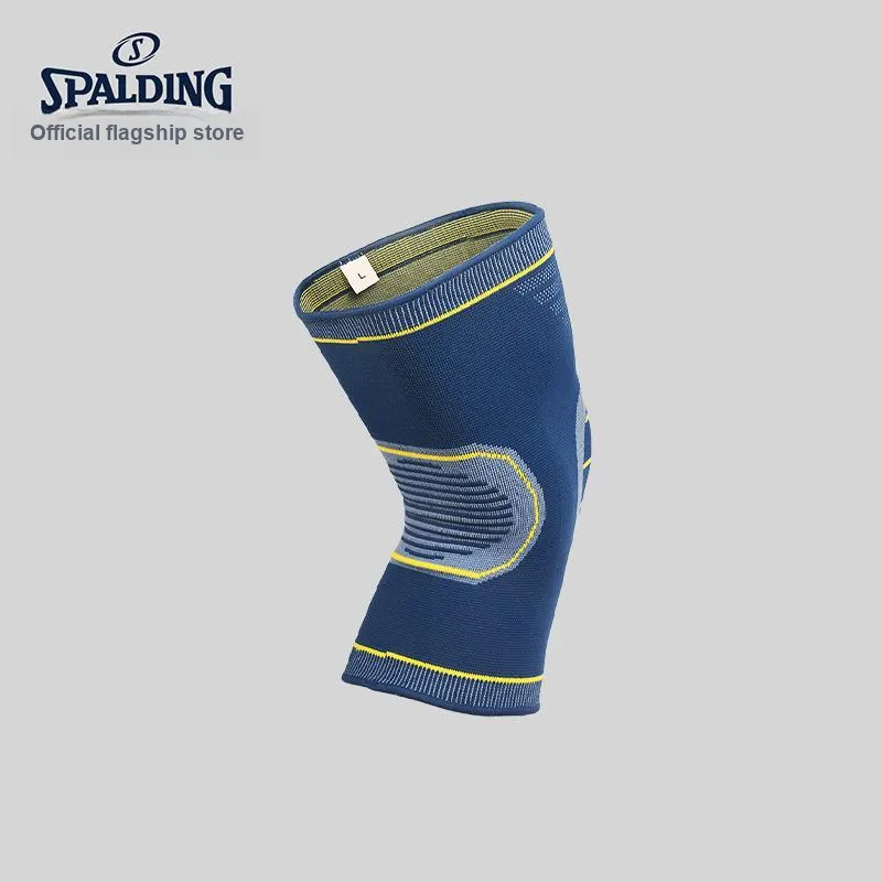 SPALDING Fitness Basketball Unisex Nylon Elastane Latex Thread Knee Pads-2