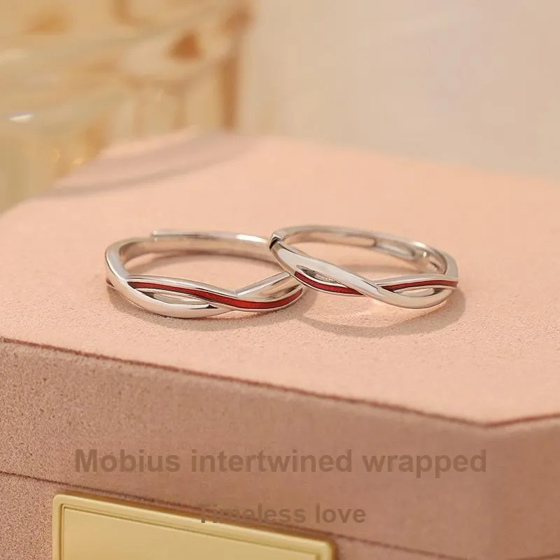 FOREVER MELODY 999 Fine Silver Rings Unisex-1