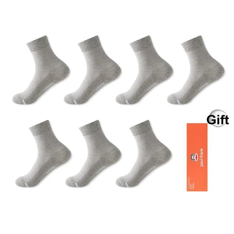 PAUL FRANK Mid Calf Socks Unisex Gift Box 7 Double Packs-9