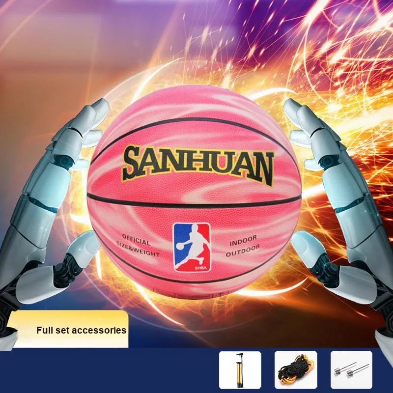 THREEHUAN PU Basketball Size 7 Training Unisex-7