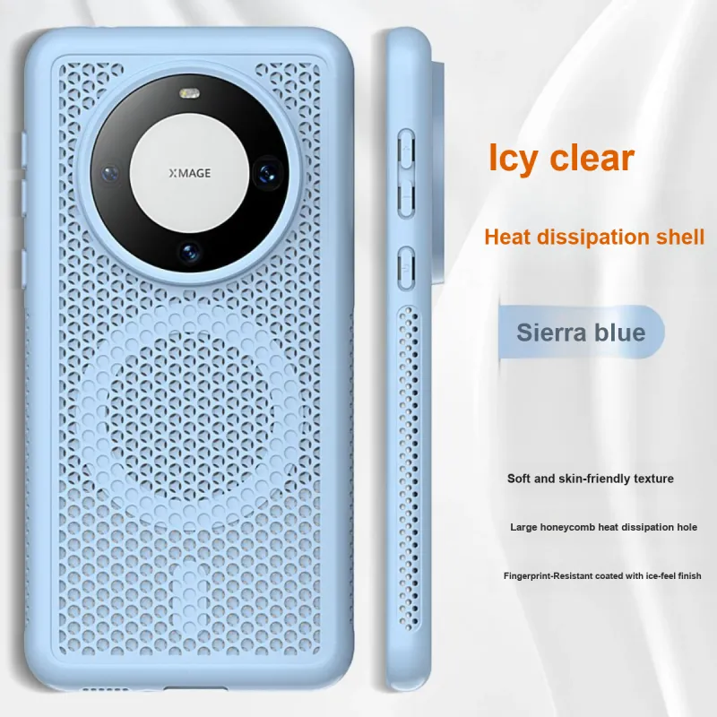 ZHUOJI TPU Material Heat Dissipation Magnetic Case Compatible With Huawei Mate 70 Pro-11