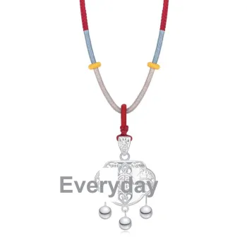 CHAOHONGJI Sterling Silver 990 Necklaces Kids'