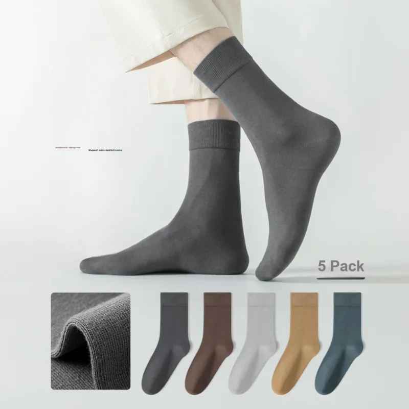 FIRS Mid Calf Socks Men's 5 Pack-3
