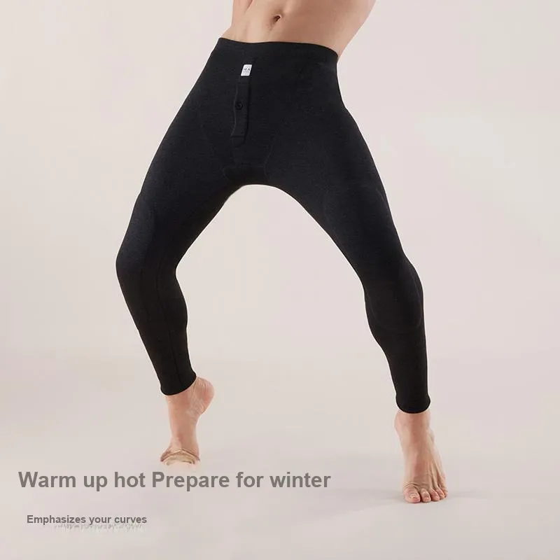HLA Thermal Pants Men's Heather Gray-2