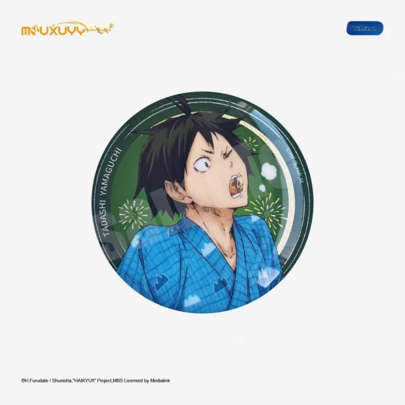 MOUXUYY Haikyuu!! Fireworks Collection Double Flash Badge Badges-4