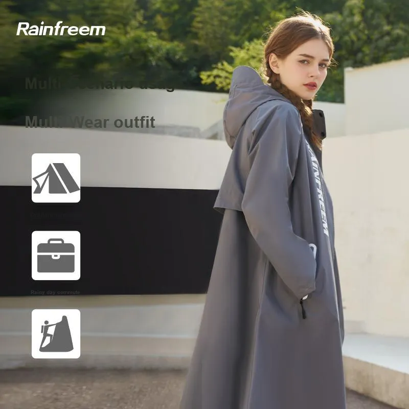 RAINFREEM Polyester Hiking And Cycling Windproof Raincoat-11