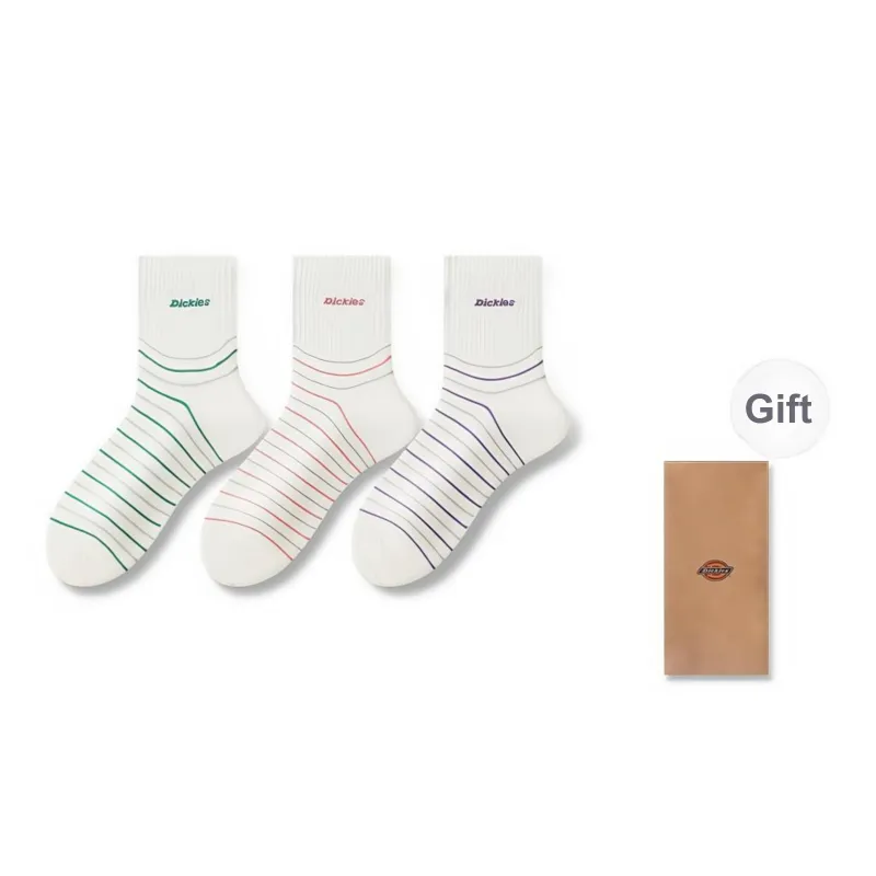 Dickies Mid-Calf Socks Unisex Gift Box Combination-10