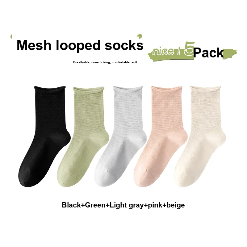 7 SEVFUN Mid Calf Socks Women's Combo Set-5