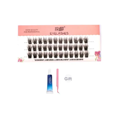 TANJIE Маленькие звезды-близнецы Прозрачный Идиом Искусные ресницы Крыса Ласточкин хвост Стиль позиционирования