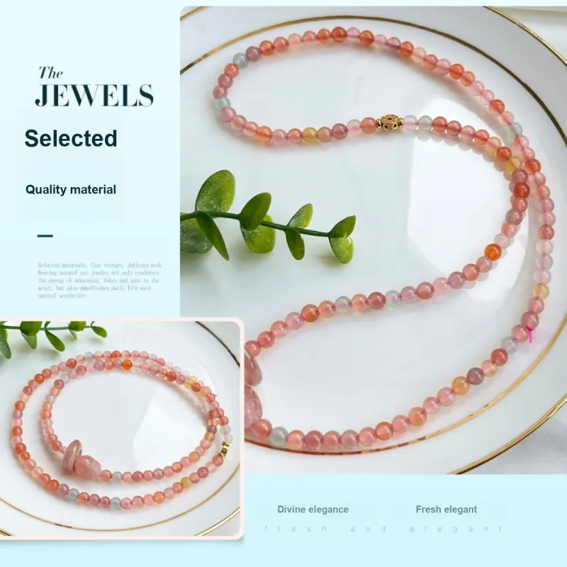 Oriental Jade Agate Bracelets Women's-3