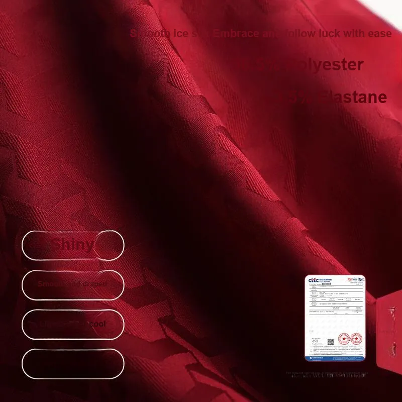 Xuan Liang Pajama Set Men's Gift Box Set Maroon-0