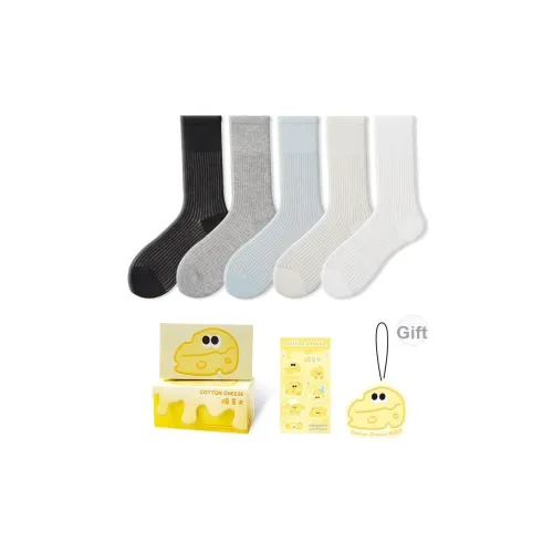 COTTON CHEESE Носки Crew Унисекс Коробка 5 пар