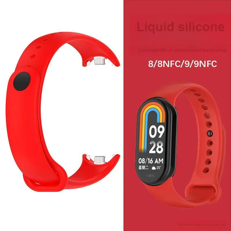 STEWPIGO Xiaomi Compatibility Watch Band 219mm Silicone Material-8