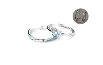 CLARKIA FLOWER 925 Sterling Silver Rings Unisex