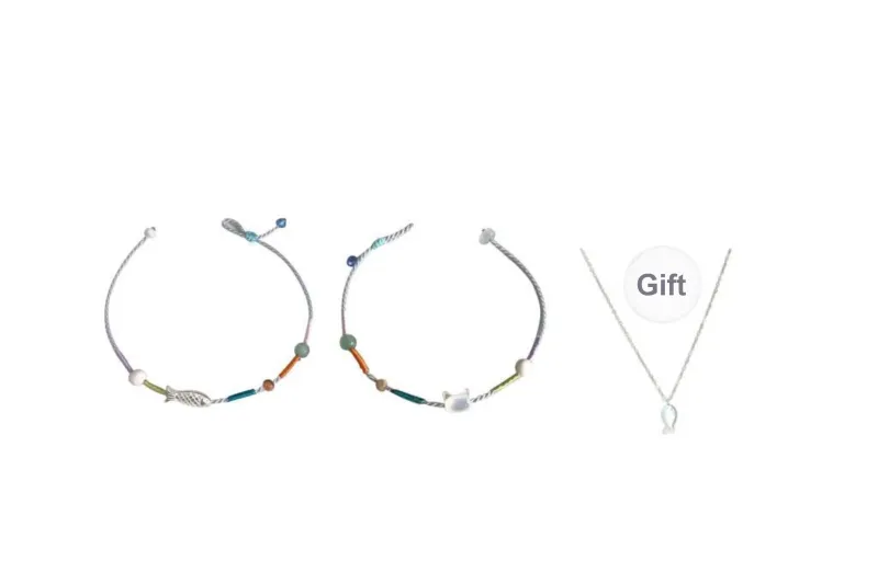 MIDNIGHT MOMENT Alloy Rope Bracelets Unisex-12