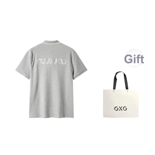 GXG Короткий рукав Polo для мужчин серый