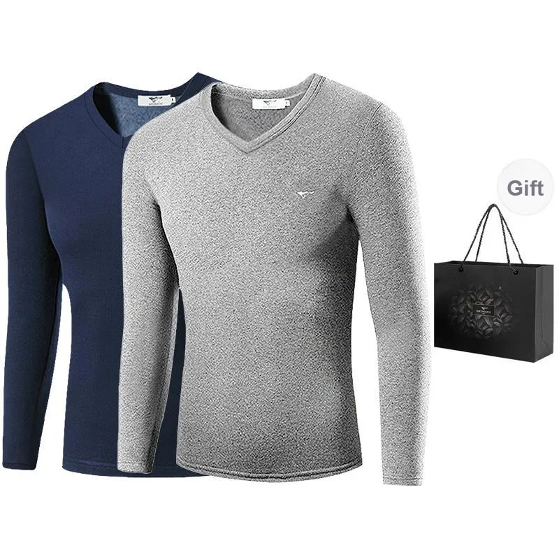 SEPTWOLVES Thermal Tops Autumn And Winter Models Men's Handbag Delivered-15