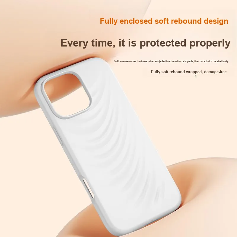 Kingxbar TPU Material Liquid Touch Magnetic Phone Case Compatible With Apple 16 Collection-1