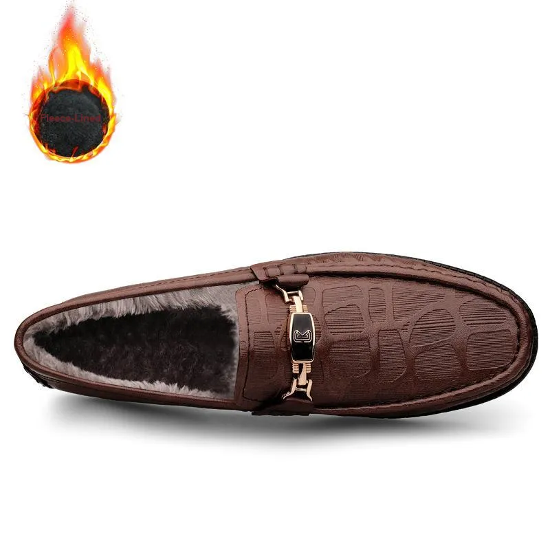 CKVUSAMG Gommino Loafers Unisex Black/Brown-10