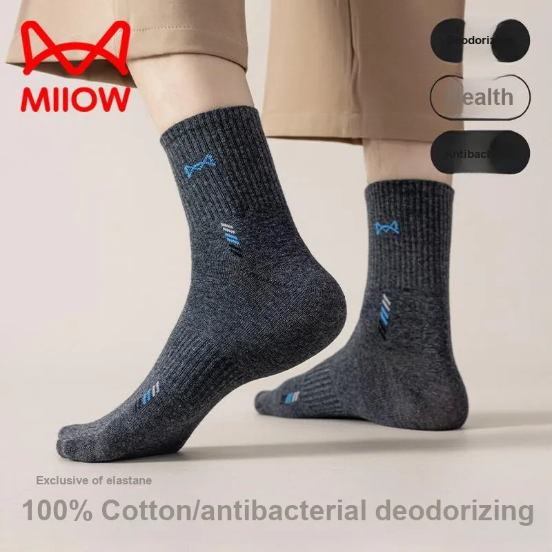 MIIOW Mid Calf Socks Men's Combo Set-9