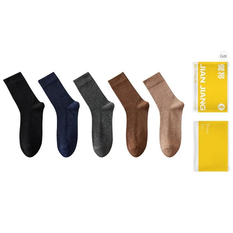 Master Mid Calf Socks Men's Shopping Bag Combo Set-23