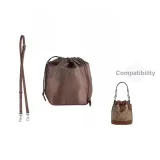 [Brown Silver-Tone Buckle Set with 19% off]Shoulder Strap+Liner