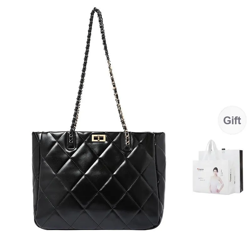 TUCANO PU Tote Bag, Shopping Bag, Shoulder Bag Tubas Women's Classic Black-1