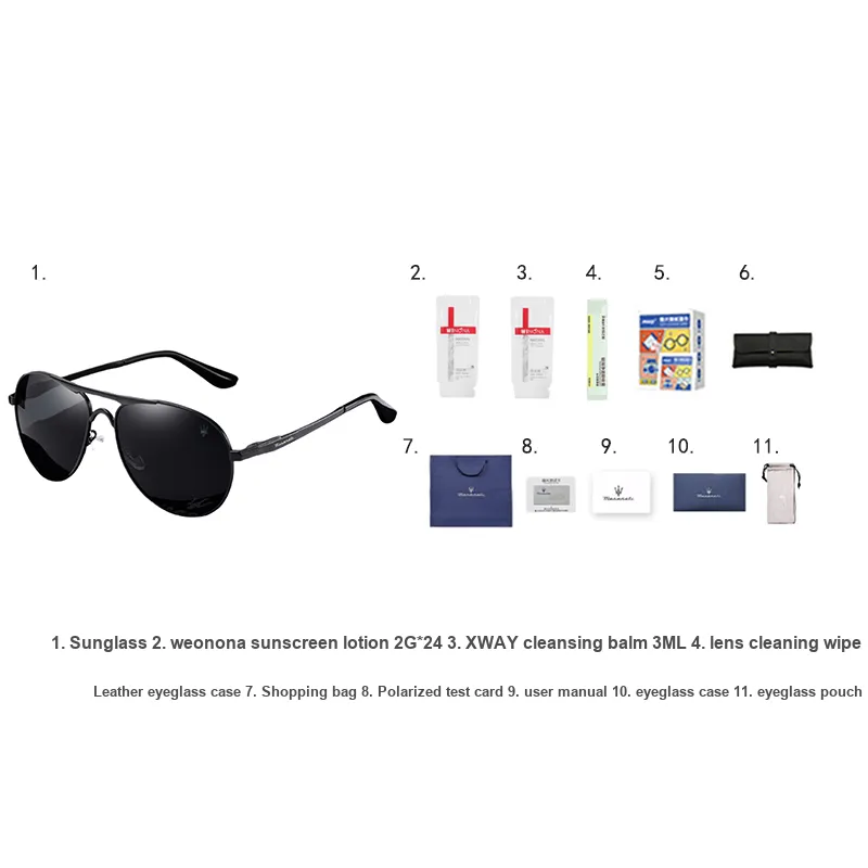 Maserati Aviator Sunglasses Unisex-8
