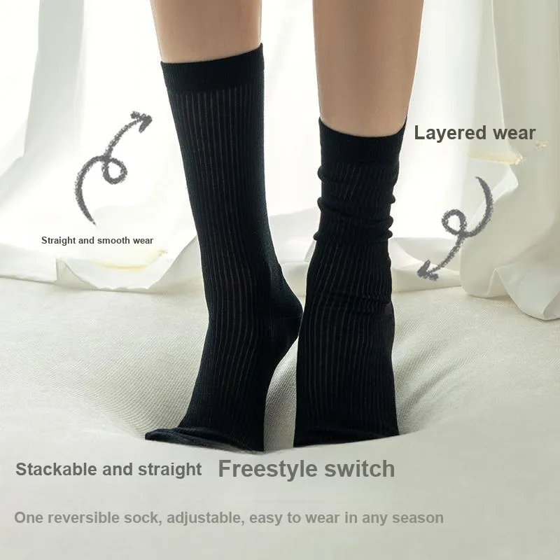 B&C.Room Knee High Socks Women's 4 Pack-5