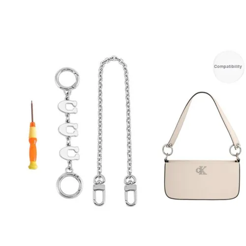 Luxury Care Artisan Workshop Alloy Letter Extension Bag Strap Accessory Single Purchase Women's White/Black
