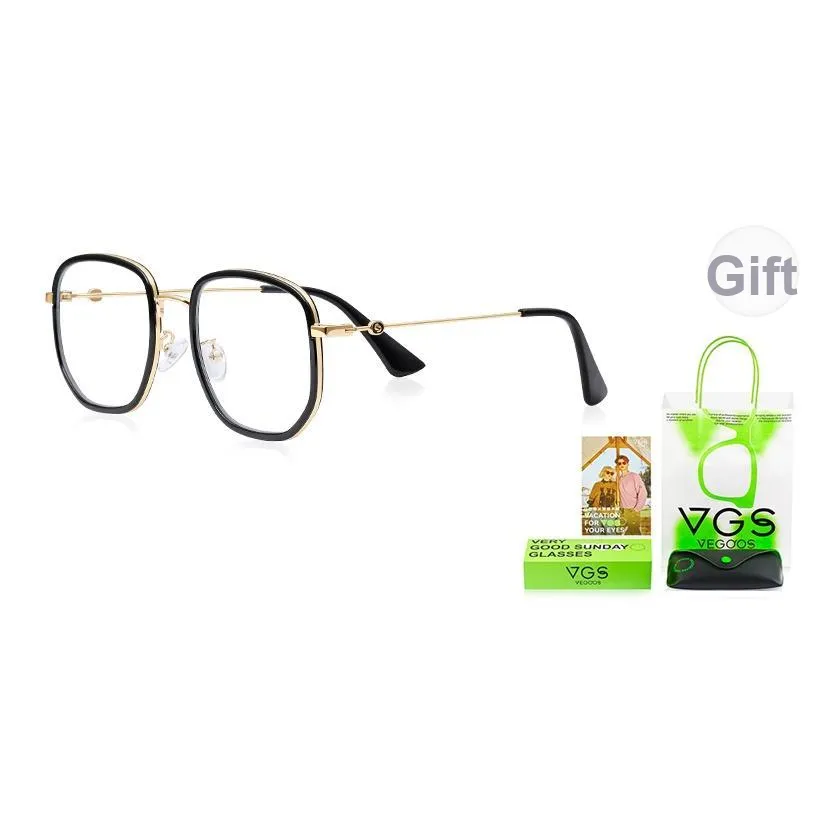 VEGOOS TR Памятный пластик Нерегулярная форма Без рецепта Очки Унисекс